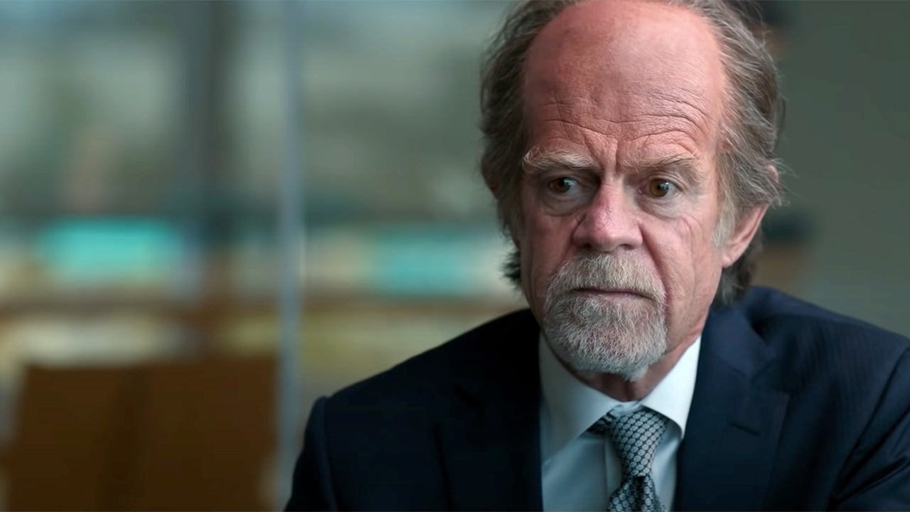 The dropout william h macy on his shocking transformation for the elizabeth holmes drama entertainment tonight