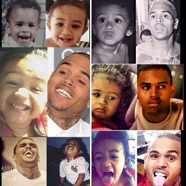 Chris brown proves royalty is indeed his twin photos