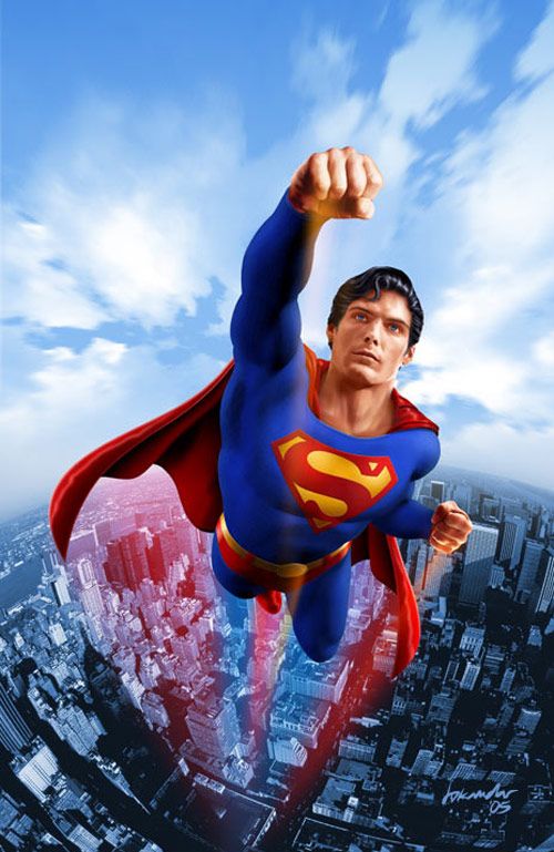 Christopher reeve superman art quotes