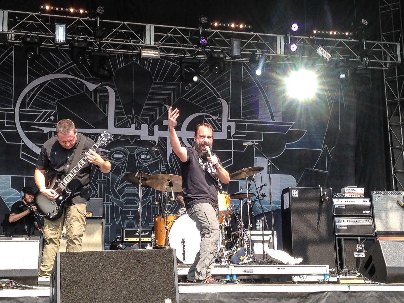 Dan maines of clutch interview at shaky knees music and arts festival â concert hopper