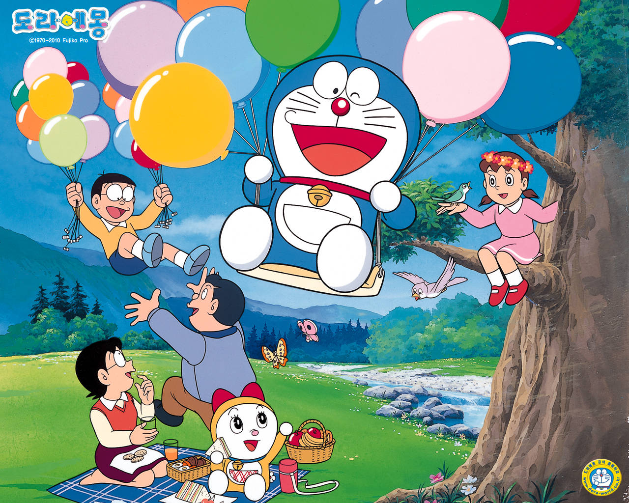 Doraemon backgrounds for free
