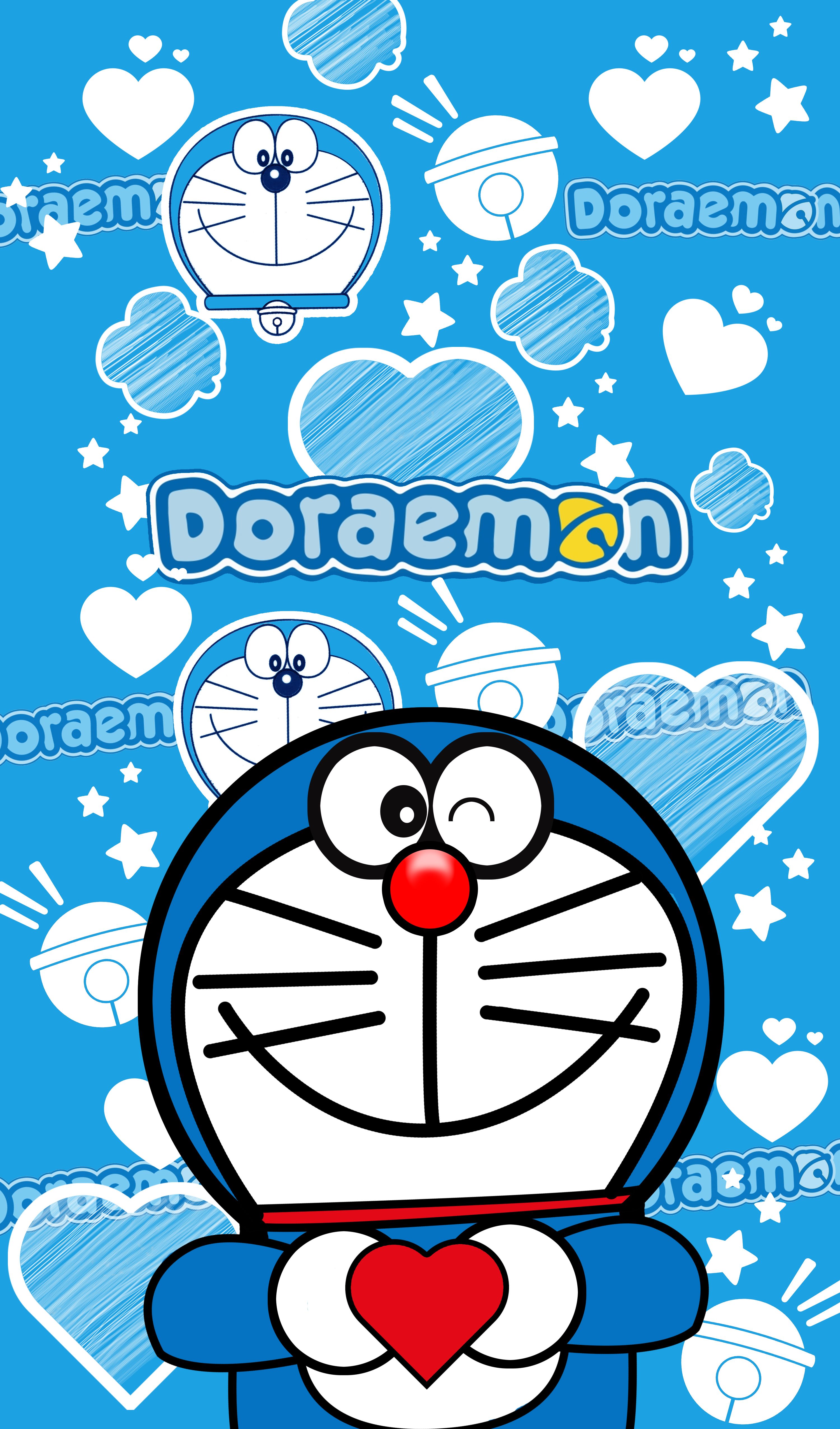 Doraemon wallpaper cartoon kartu lucu buku mewarnai kartu