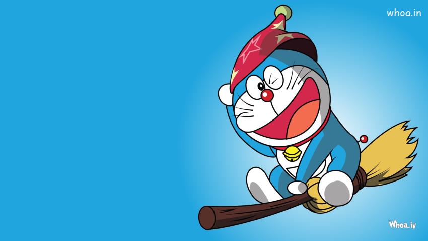 Doraemon cartoon with sky background hd wallpaperphotos
