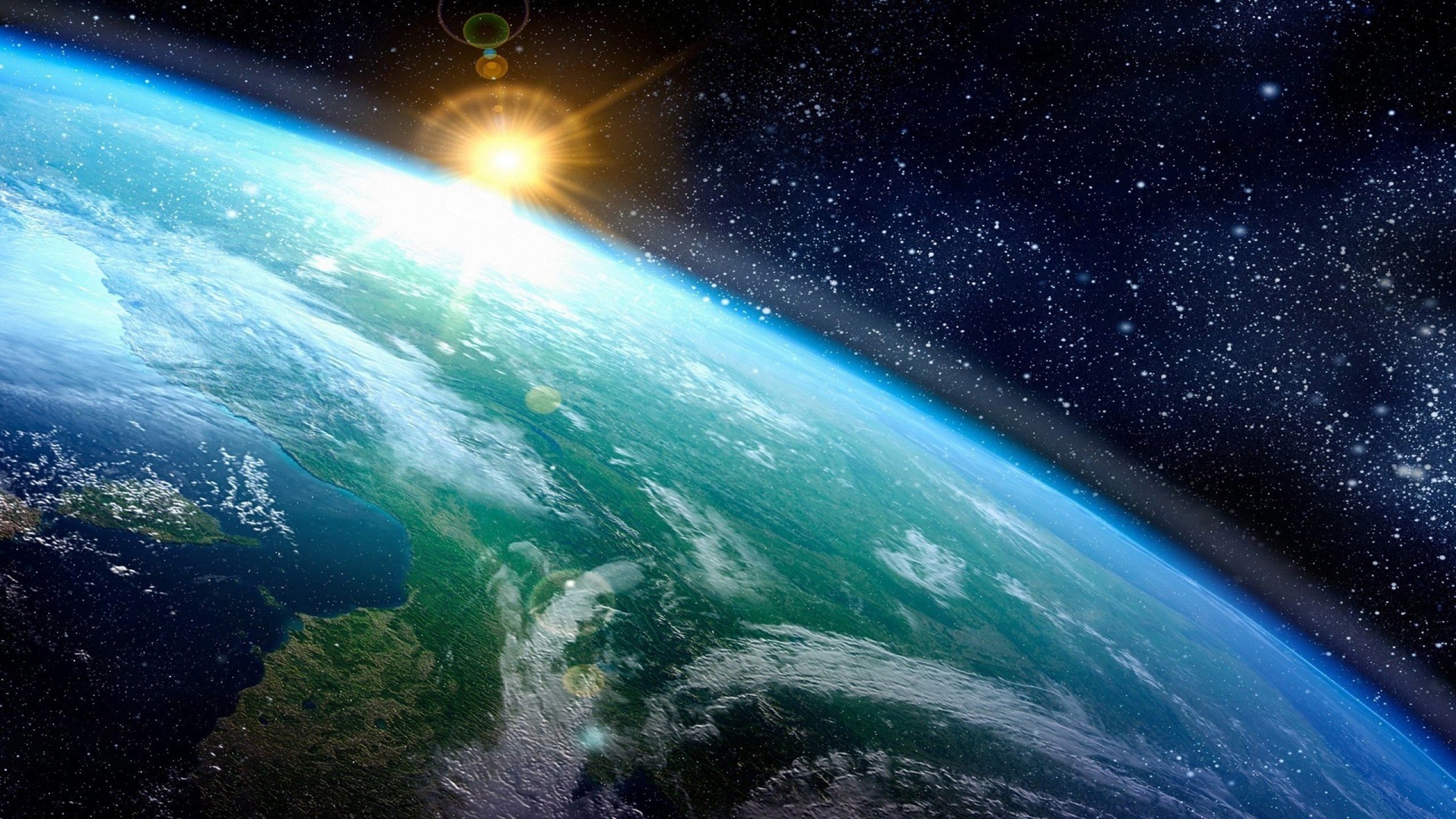 Earth from outer space wallpapers