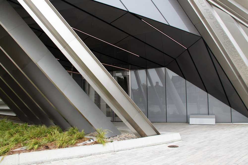 Images of the eli and edythe broad art museum michigan state university by zaha hadid