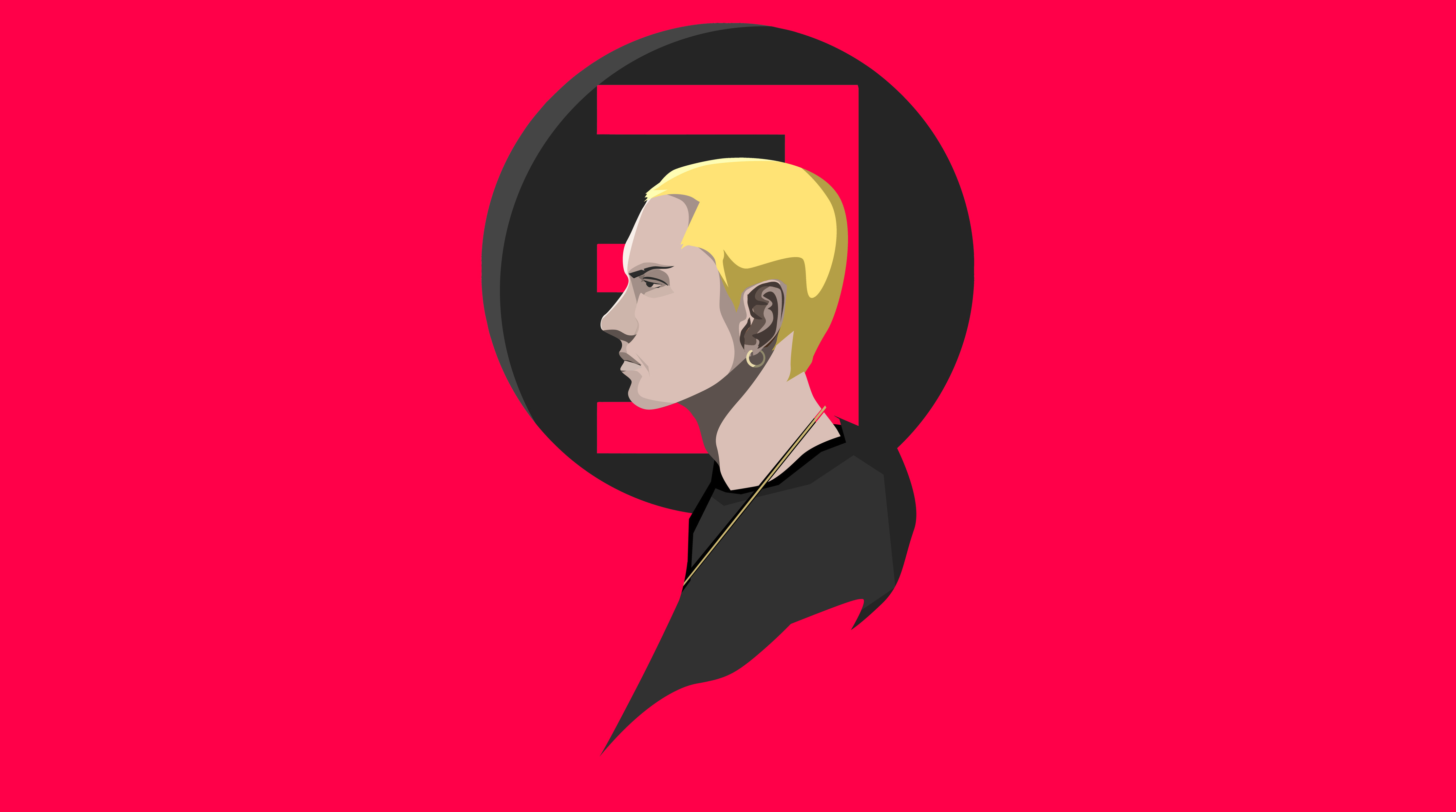 X eminem red minimal k nexus samsung galaxy tab note android tablets hd k wallpapers images backgrounds photos and pictures