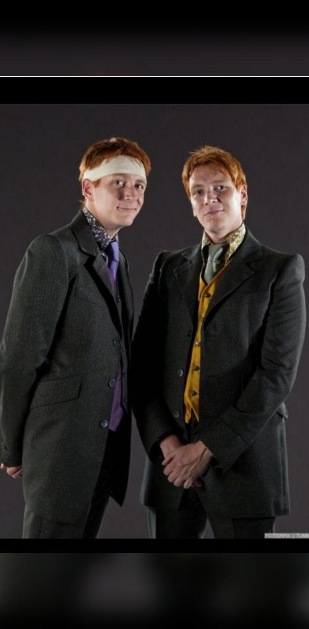 Weasley twins wallpaper by officalhybrid