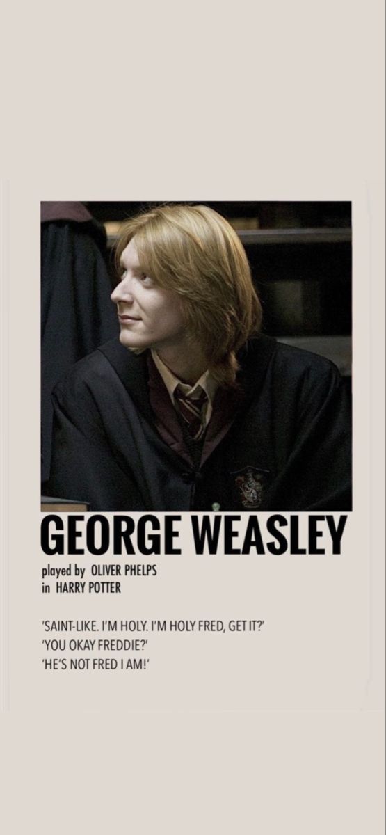 George weasley wallpaper harry potter movie characters george weasley george