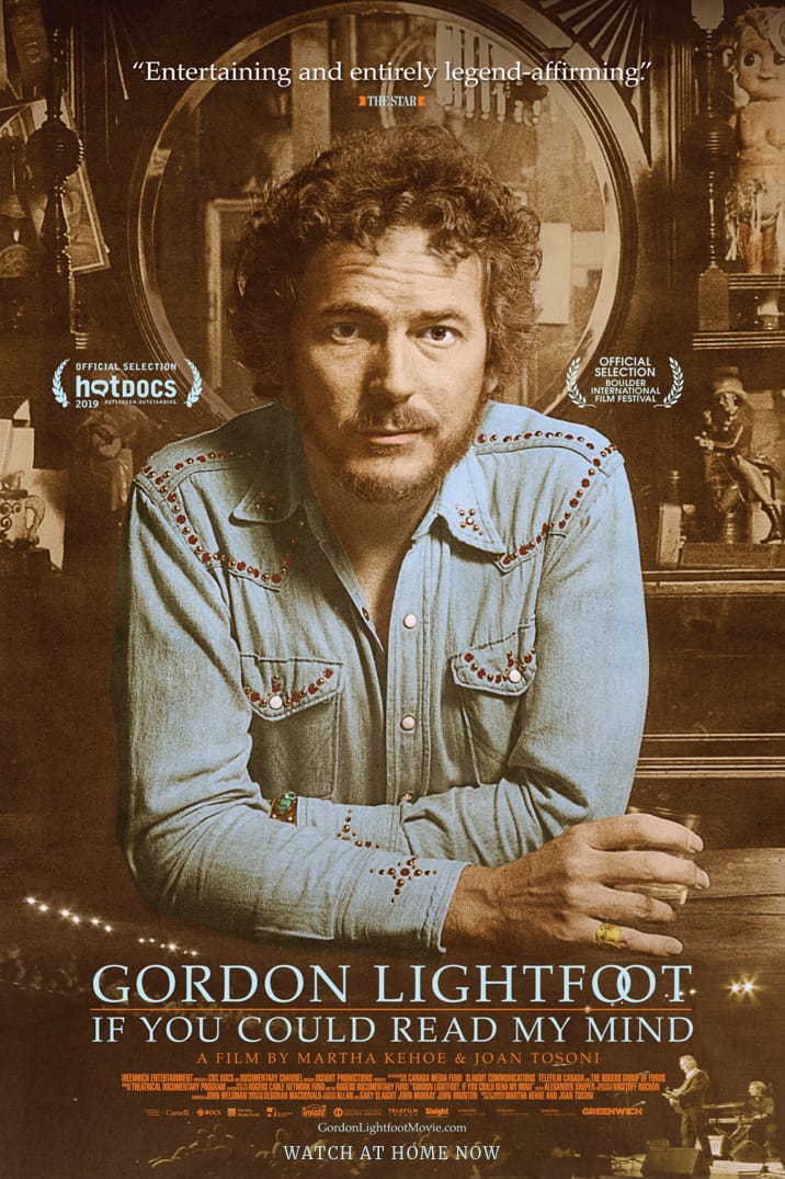 Gordon lightfoot if you could read my mind watch at home greenwich entertainment