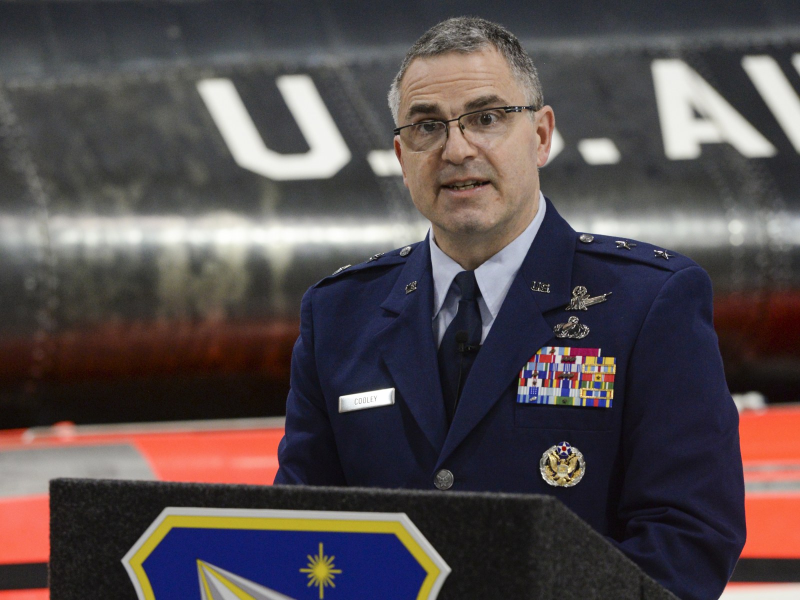Who is william cooley air force major general at center of historic trial