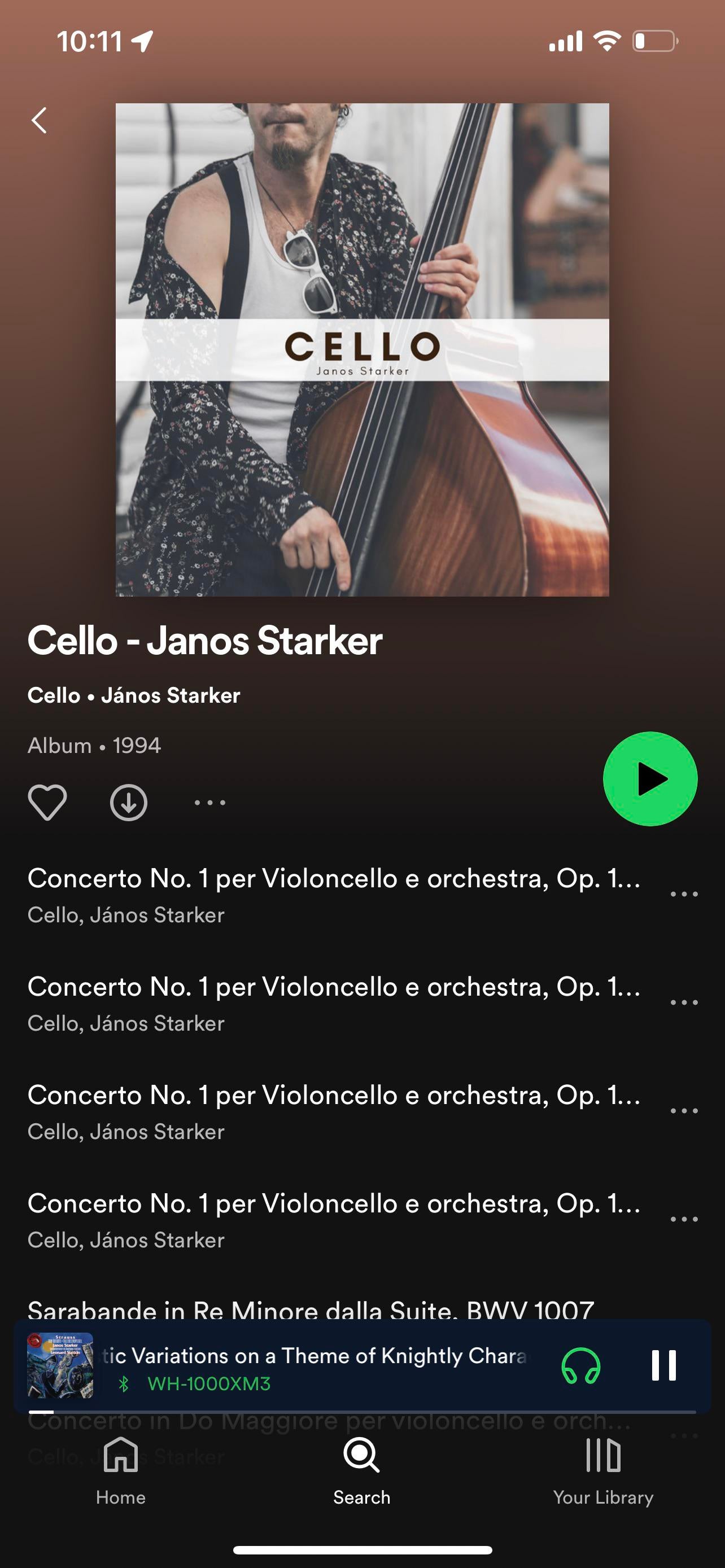 Does anyone know the history behind this album cover of the great janos starker rcello