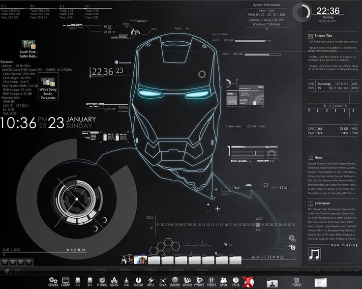 Jarvis Iron Man Wallpaper HD (30 + Background Pictures)