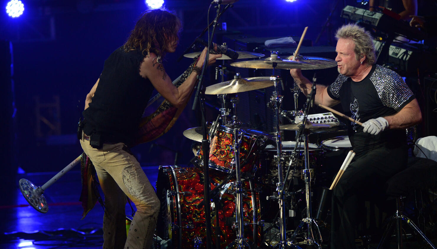 Aerosmith attributes joey kramers recent absences to minor injury