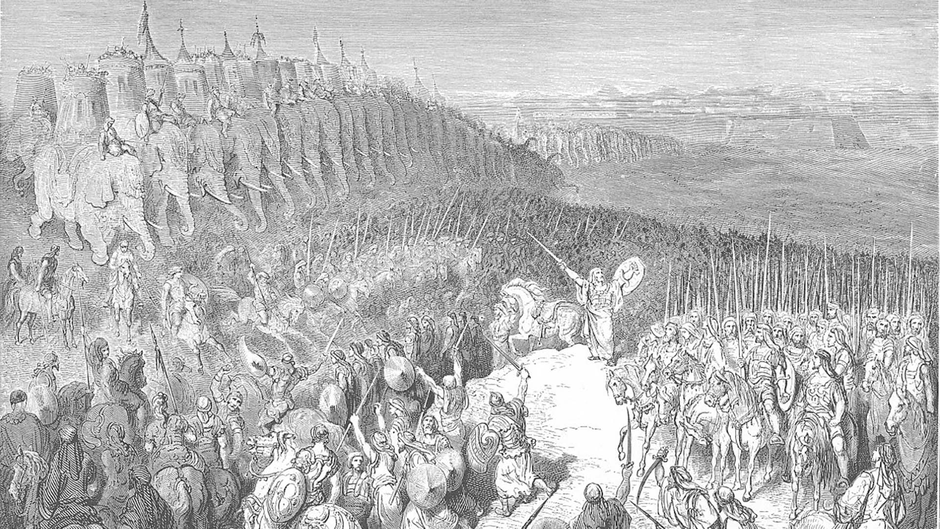 The defeat of assyria and the spirit of judah the maccabee