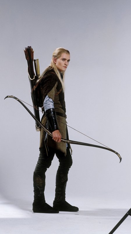 Mobile wallpapers on legolas with an arrow