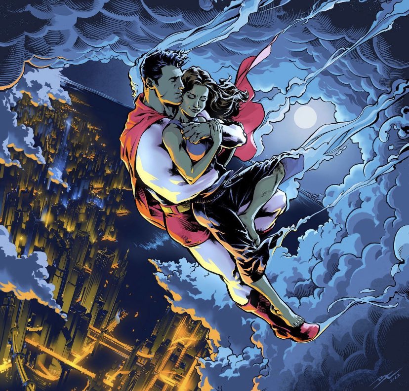 Mr and mrs supes on superman and lois lane by bill castonzo httpstcodxoizeip