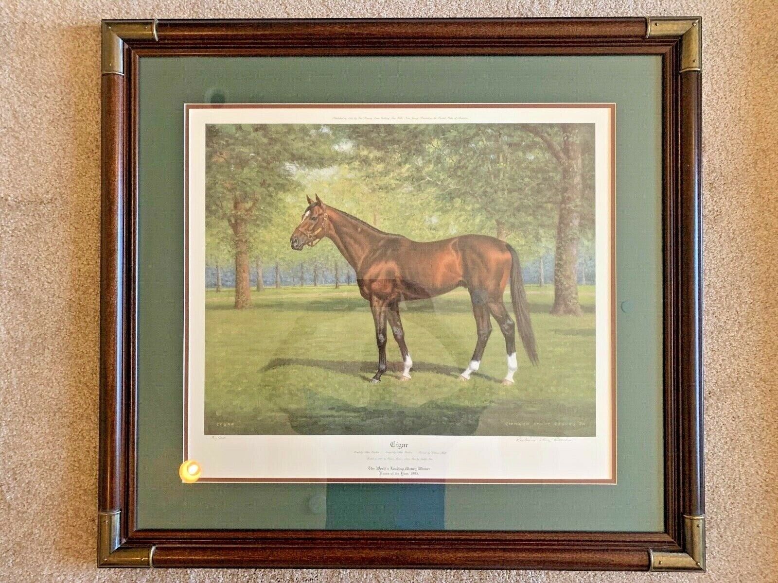 Richard stone reeves cigar limited edition lithograph signed of