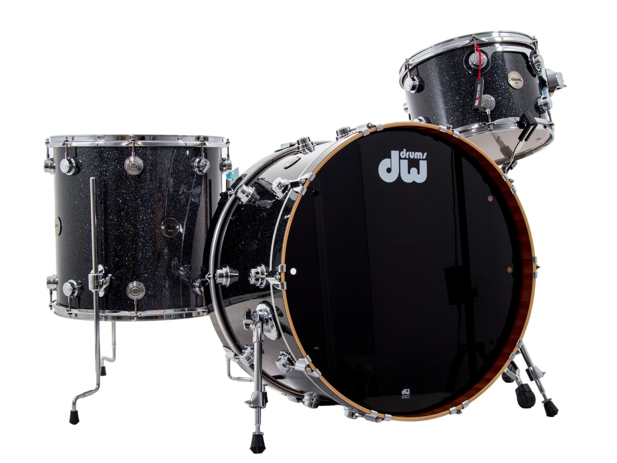 Dw collectors contemporary classic drum kit black ice graham ru