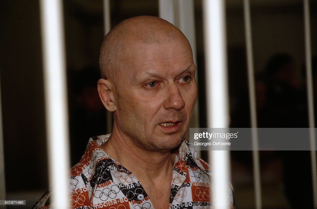 Notorious ukrainian cannibalistic serial killer andrei chikatilo news photo
