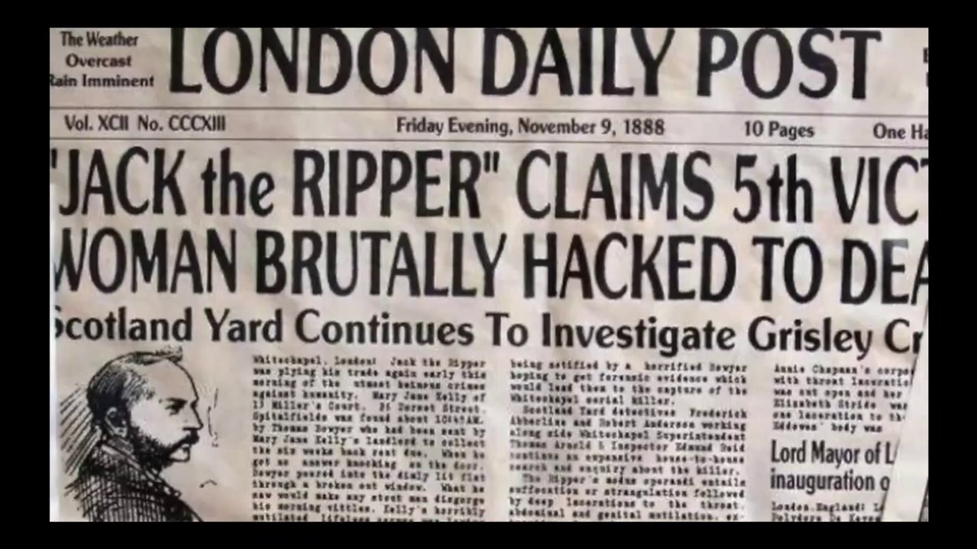 The grisly murders of jack the ripper