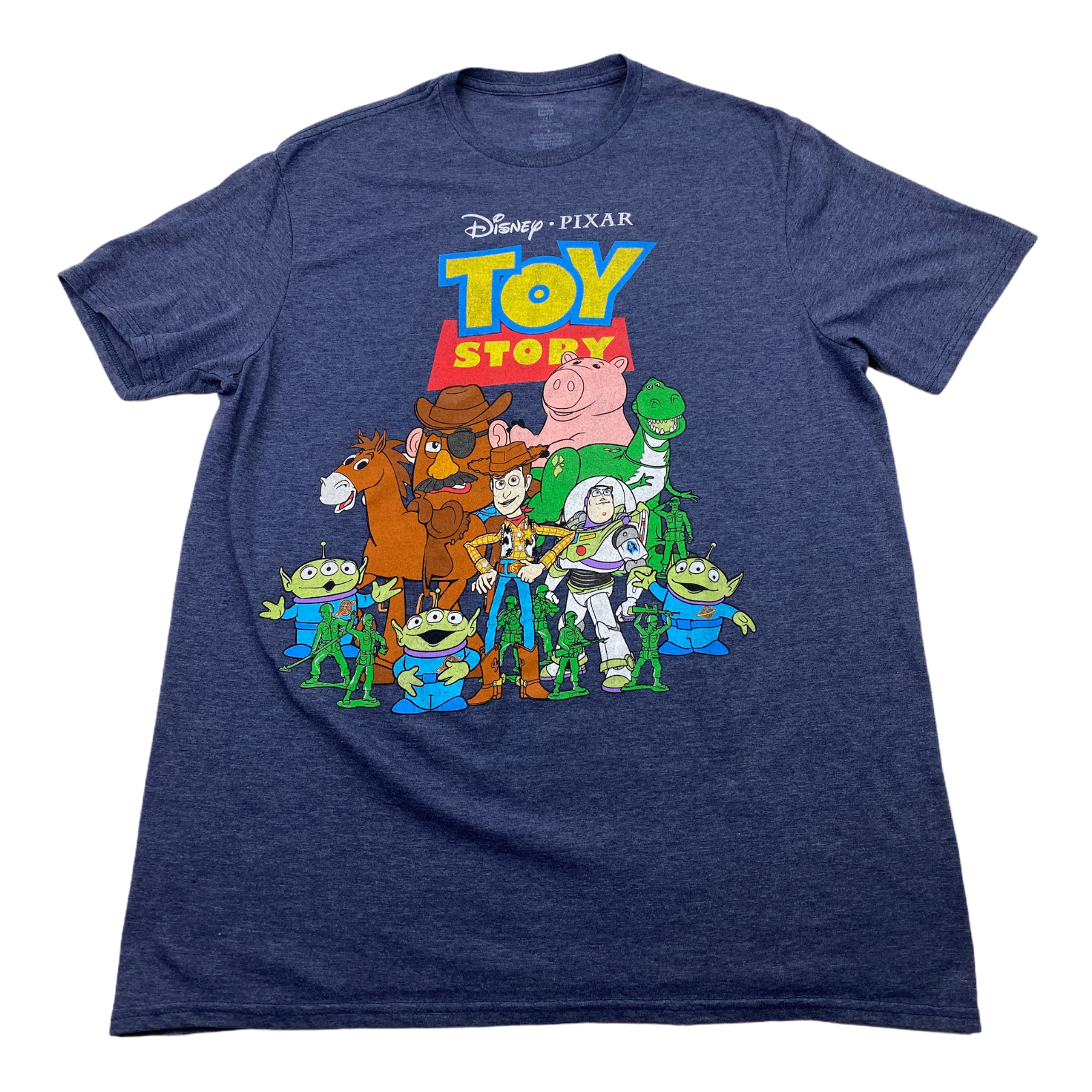 Disney pixar toy story gray short sleeve t shirt size large