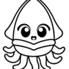 Cuttlefish coloring pages printable for free download