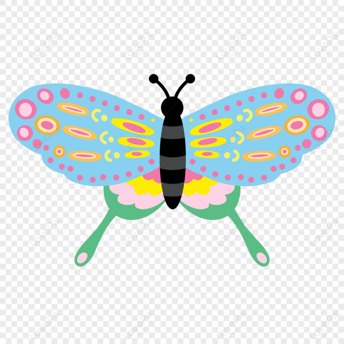 Fly butterfly png images with transparent background free download on