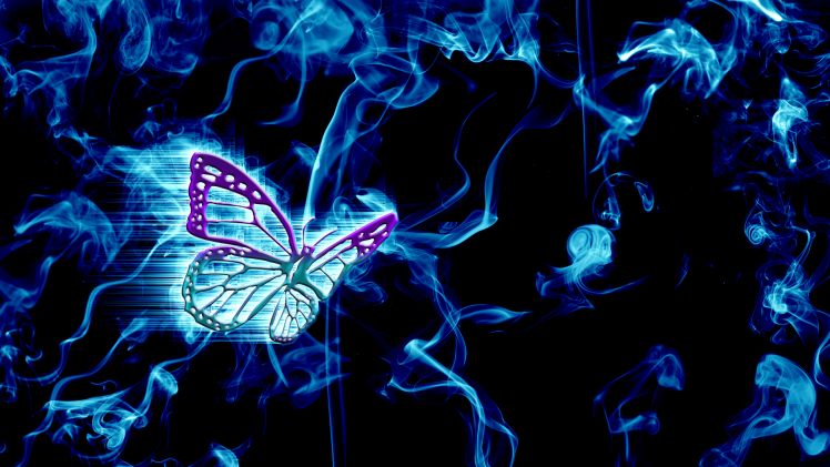 Smoke butterfly artwork abstract wallpapers hd desktop and mobile backgrounds
