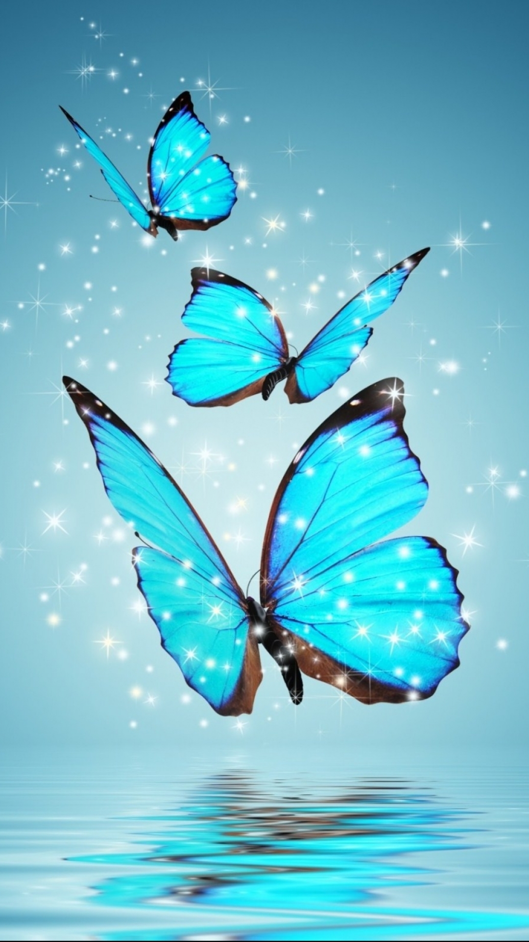 Abstract butterfly phone wallpaper