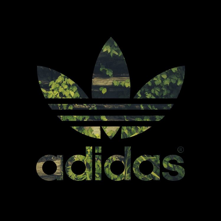 Adidas logo leaves wallpapers hd desktop and mobile backgrounds