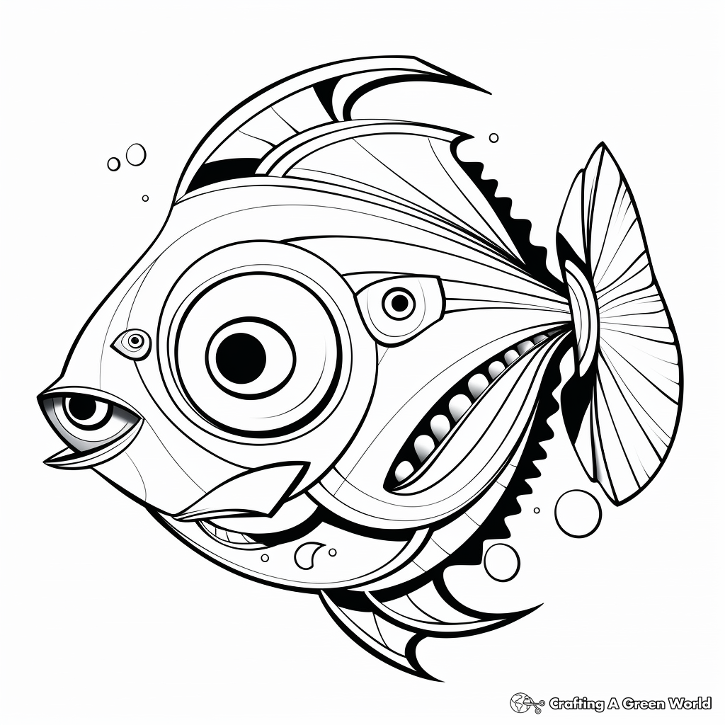 Blue tang coloring pages