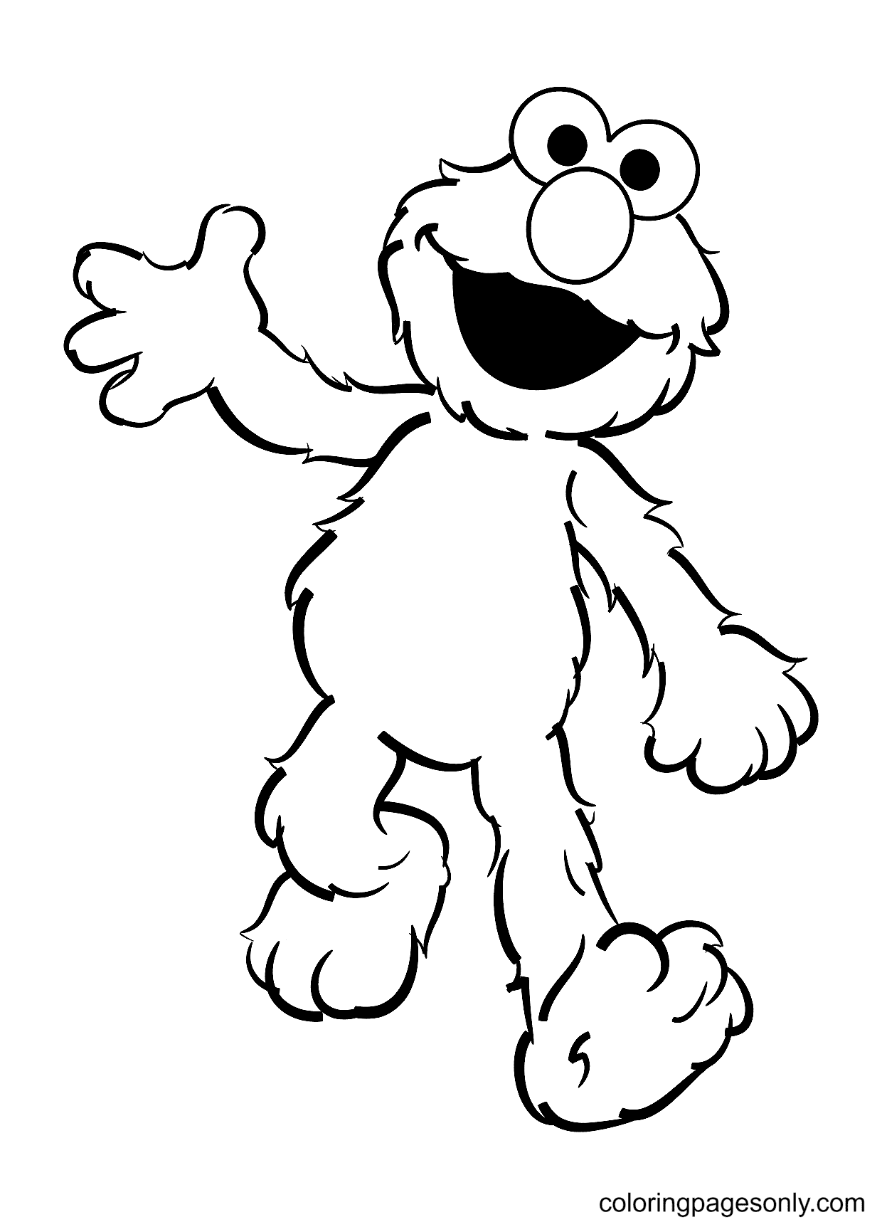 Elmo coloring pages printable for free download