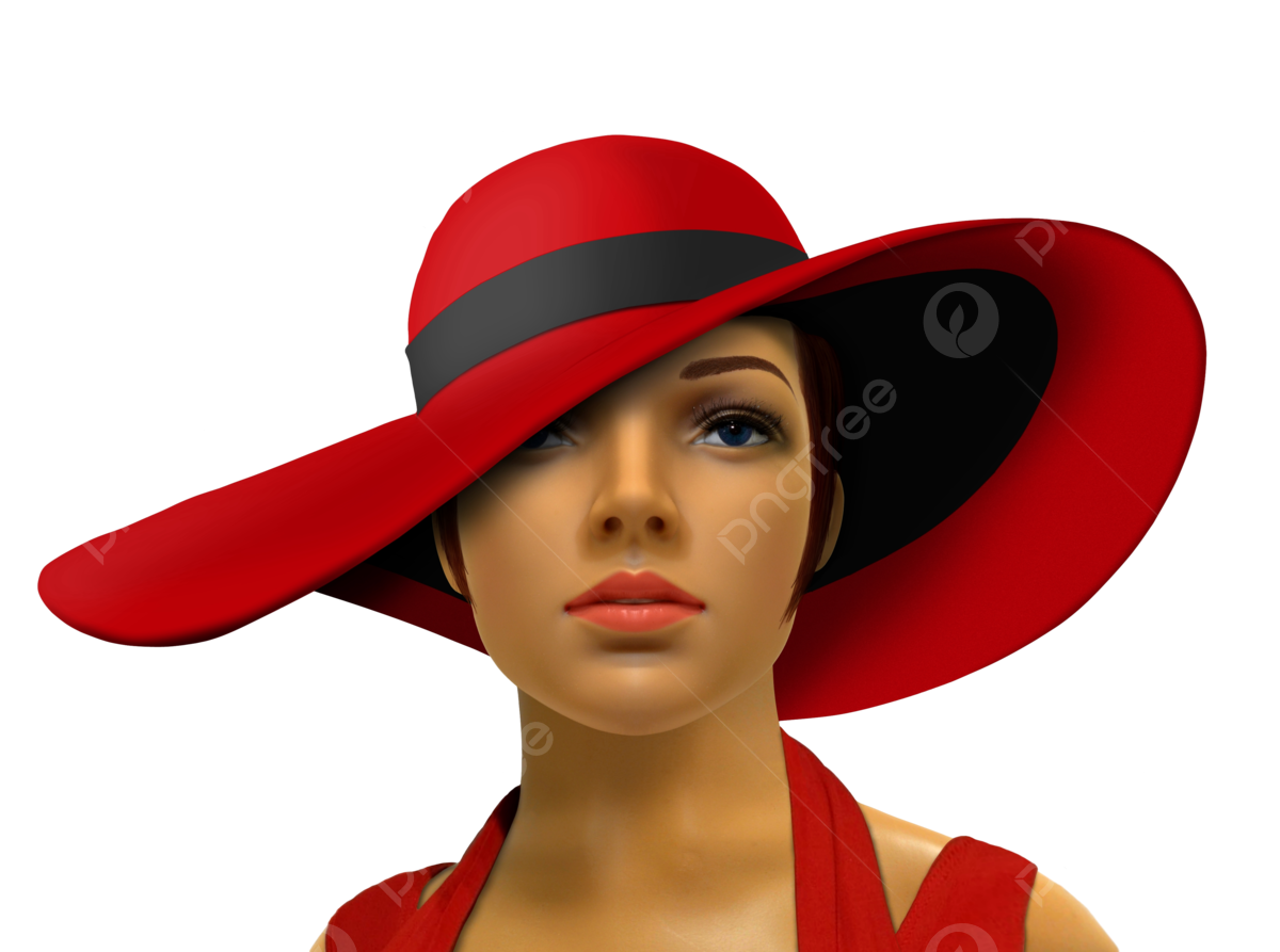 Red model png transparent images free download vector files