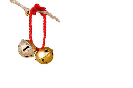 Christmas bells png vector psd and clipart with transparent background for free download