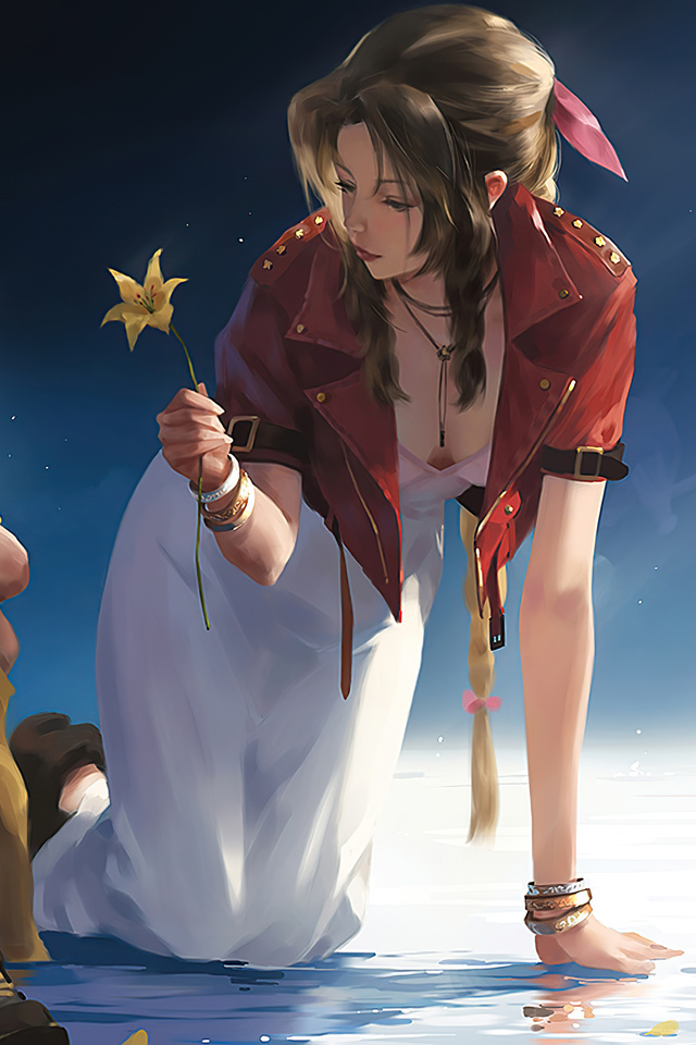 X final fantasy aerith gainsborough k iphone iphone s hd k wallpapers images backgrounds photos and pictures