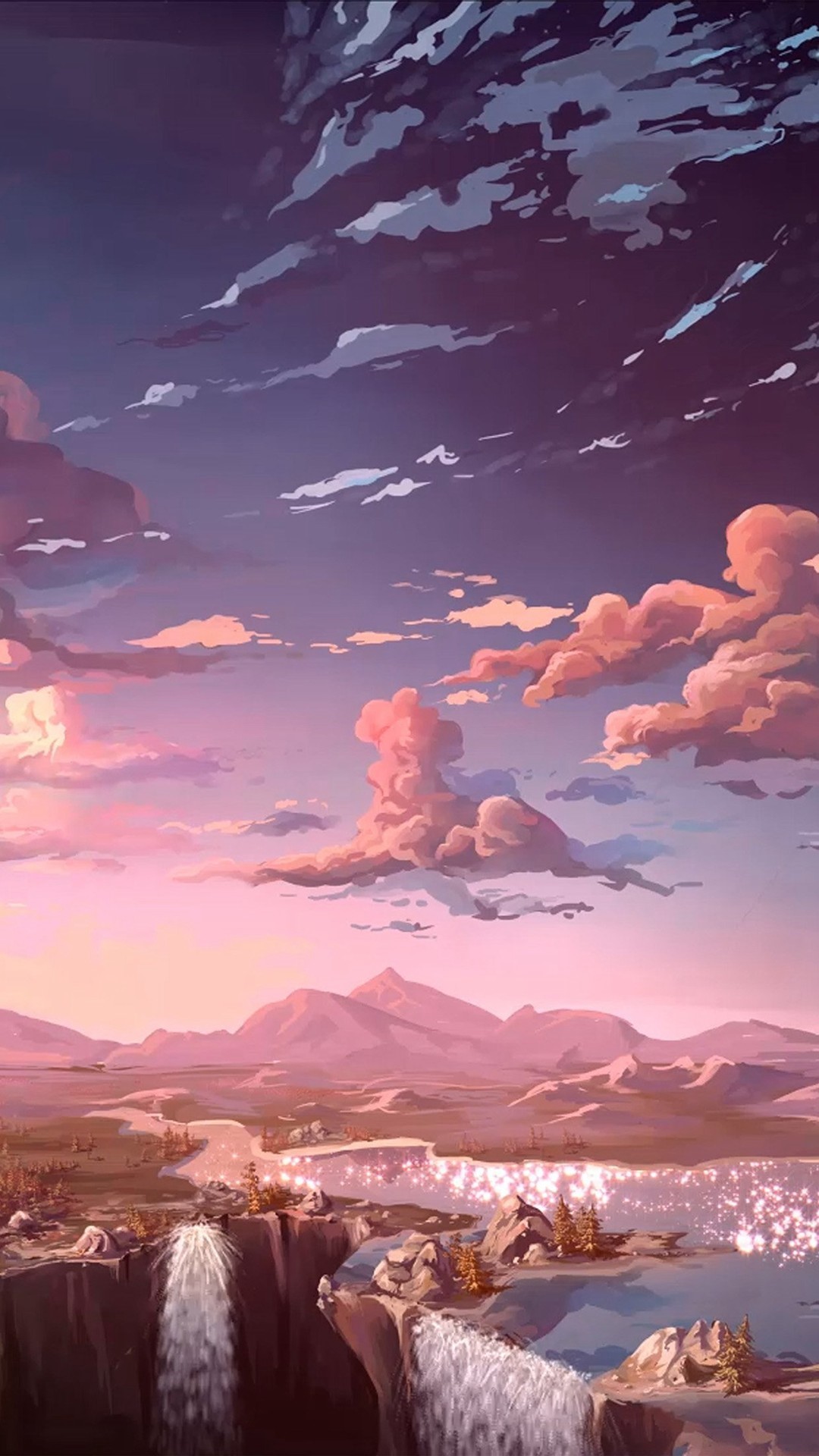 Download Free 100 + aesthetic anime sky pink Wallpapers