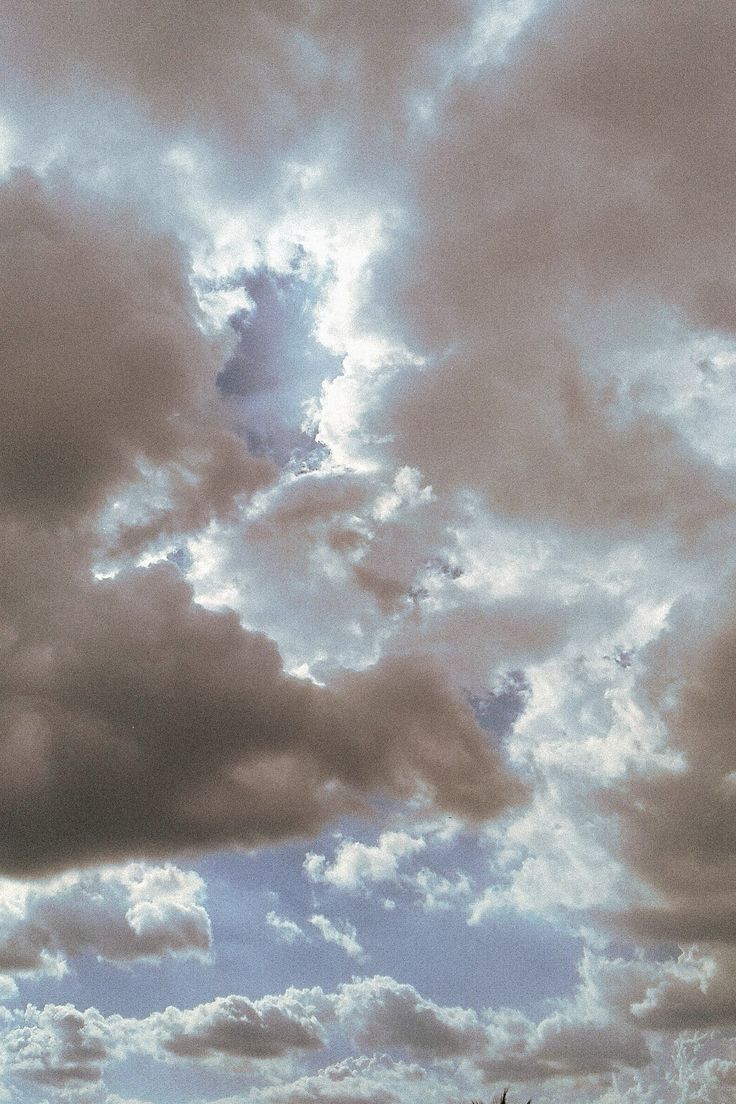 Shiny clouds silver clouds sky aesthetic clouds cloudy day
