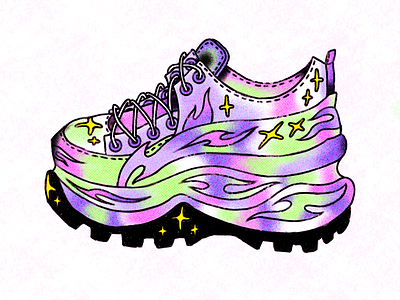 Shoe illustration designs themes templates and downloadable graphic elements on
