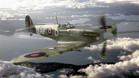 Spitfire mkv of the squadron