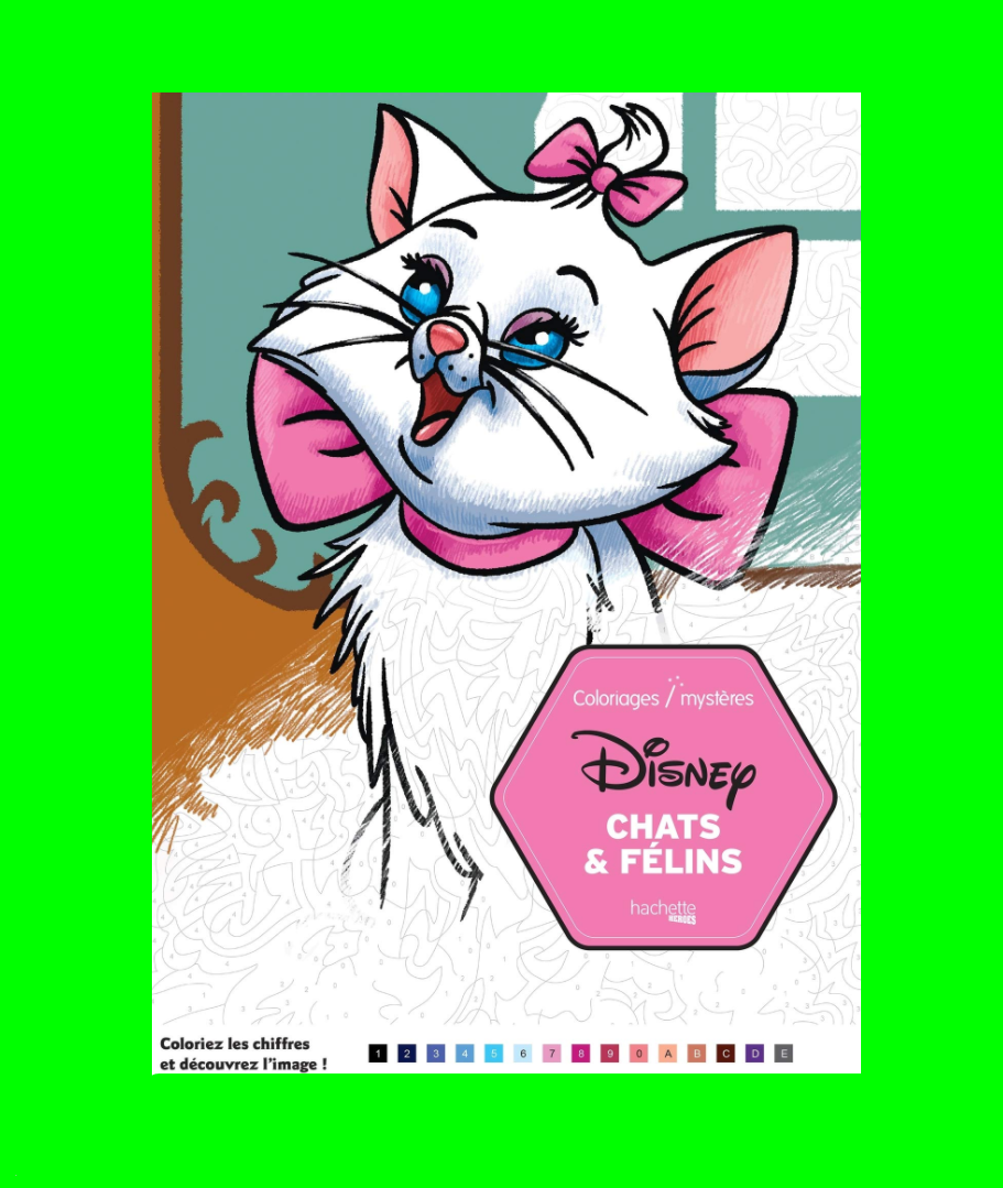 Disney cats coloring by number meditation anti