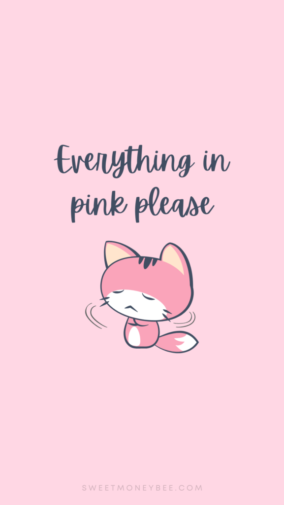 Cute and pretty pink wallpapers for free download