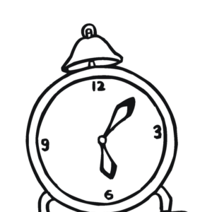 Clock coloring pages printable for free download