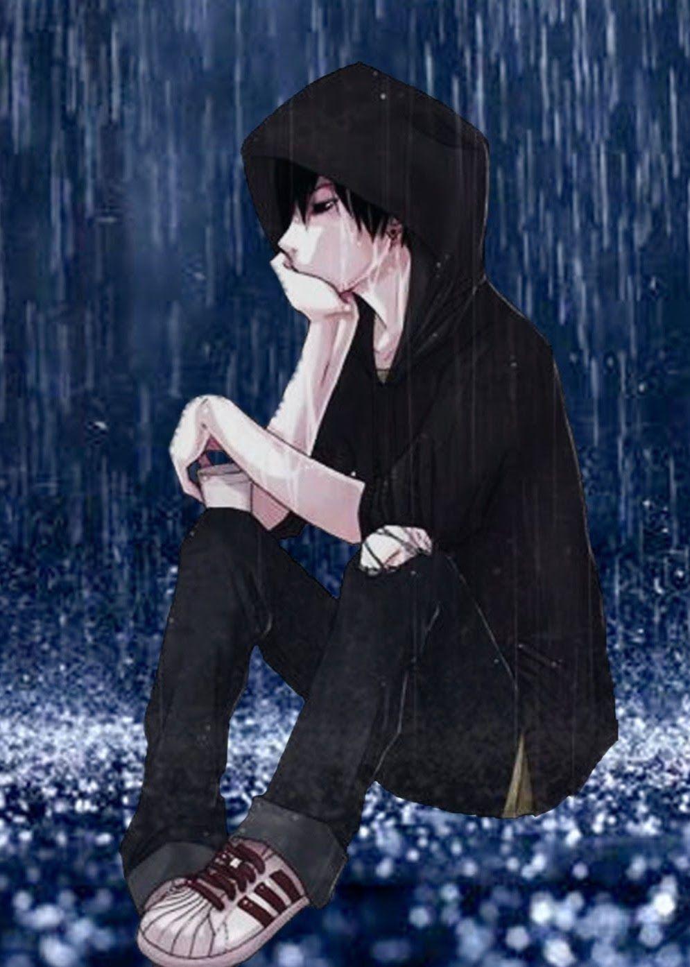 Lonely sad anime boy wallpapers