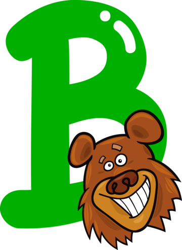 Bear alphabet png transparent images free download vector files