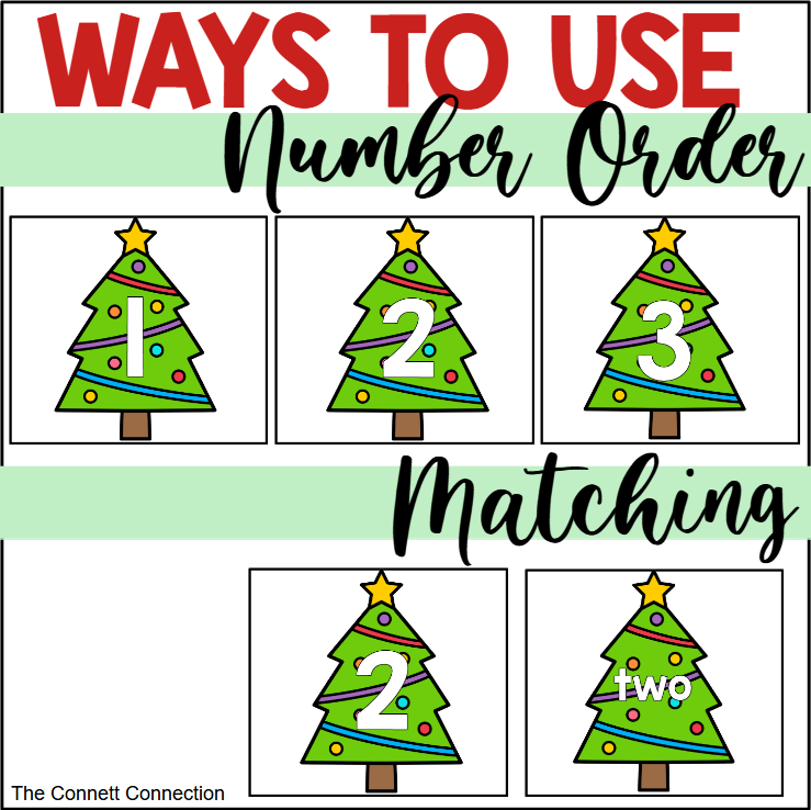 Christmas alphabet and number cards and puzzles made by teachers