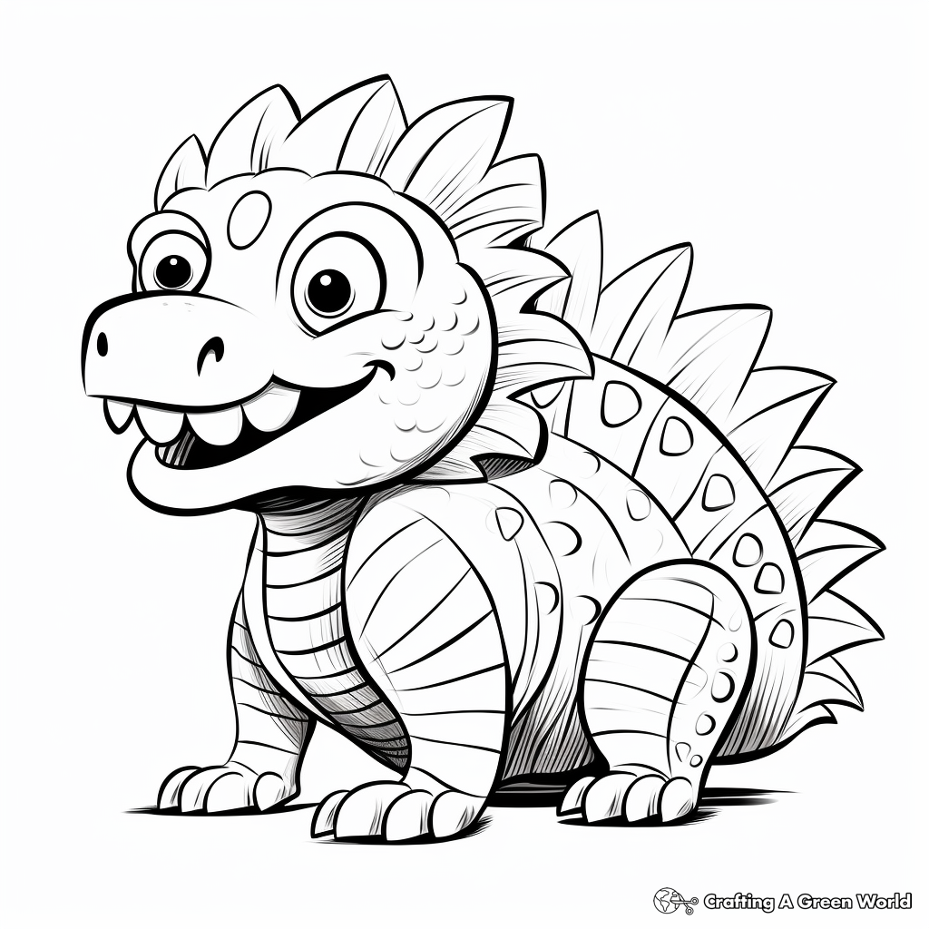 Dimetrodon coloring pages