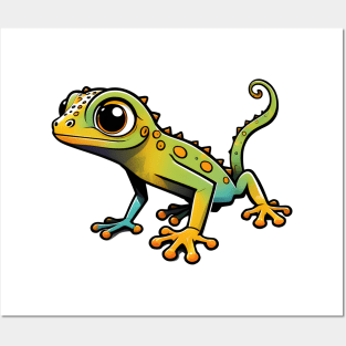 Cute gecko posters and art prints for sale