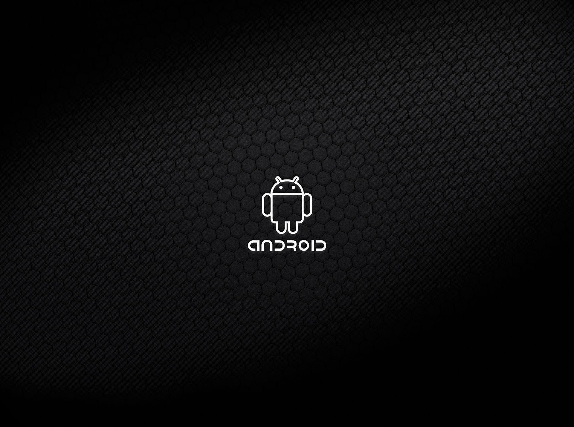 Black logo android wallpapers