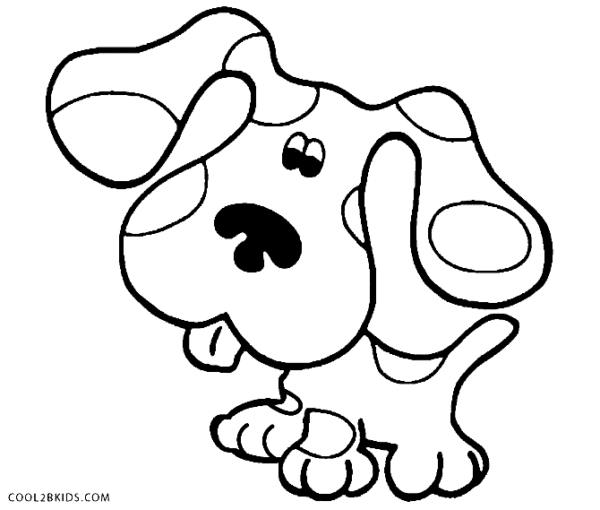 Blues clues coloring pages printable for free download