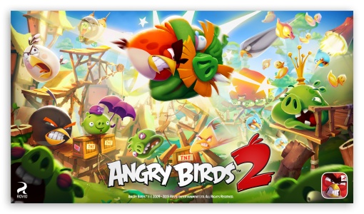 Angry birds attack ultra hd desktop background wallpaper for k uhd tv tablet smartphone